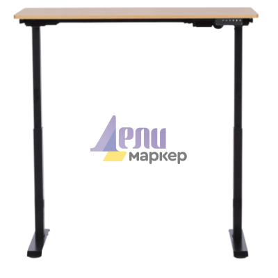 Ергономично бюро с регулиране на височината Carmen CR-119 - бук-черен