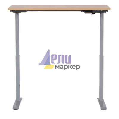 Ергономично бюро с регулиране на височината Carmen CR-119 - бук-сив