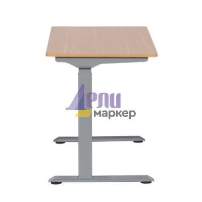 Ергономично бюро с регулиране на височината Carmen CR-119 - бук-сив