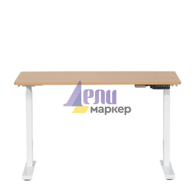 Ергономично бюро с регулиране на височината Carmen CR-119 - бук-бял
