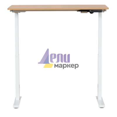 Ергономично бюро с регулиране на височината Carmen CR-119 - бук-бял