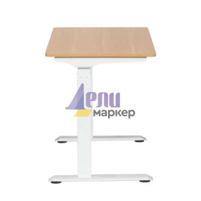 Ергономично бюро с регулиране на височината Carmen CR-119 - бук-бял