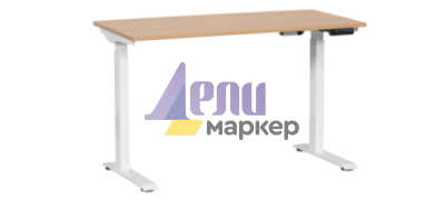 Ергономично бюро с регулиране на височината Carmen CR-119 - бук-бял