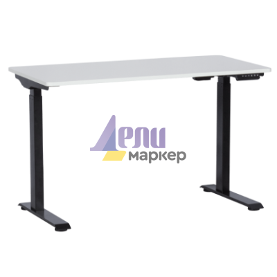 Ергономично бюро с регулиране на височината Carmen CR-119 - бял-черен