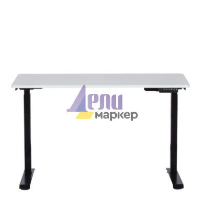 Ергономично бюро с регулиране на височината Carmen CR-119 - бял-черен