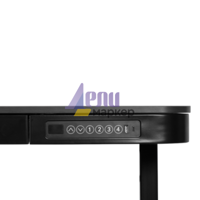 Ергономично регулируемо бюро Carmen CR-118 E - 150 см - черно