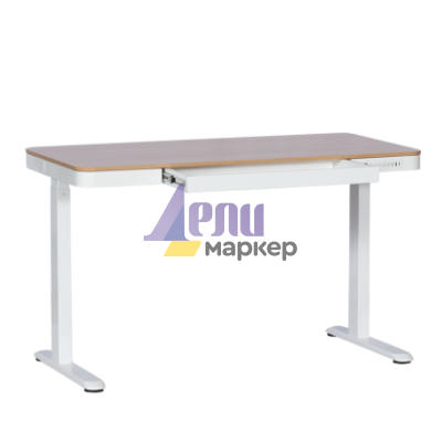 Ергономично регулируемо бюро Carmen CR-118 E - бук-бял