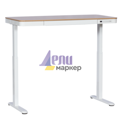 Ергономично регулируемо бюро Carmen CR-118 E - бук-бял