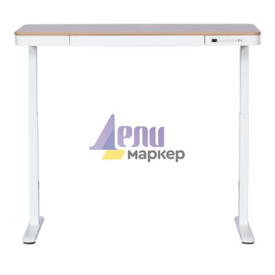 Ергономично регулируемо бюро Carmen CR-118 E - бук-бял