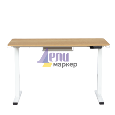 Ергономично регулируемо бюро Carmen CR- 4825 - бук-бял