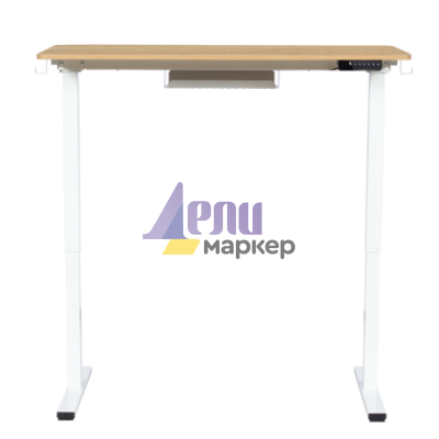 Ергономично регулируемо бюро Carmen CR- 4825 - бук-бял