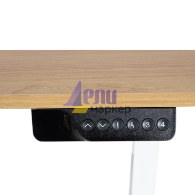 Ергономично регулируемо бюро Carmen CR- 4825 - бук-бял