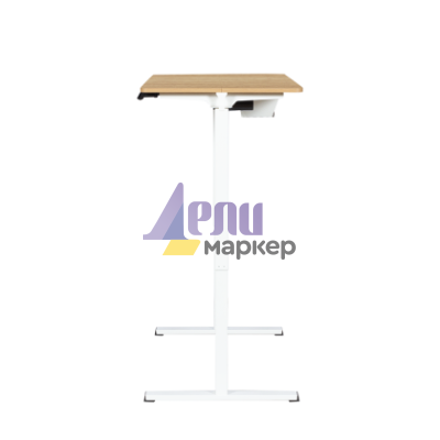Ергономично регулируемо бюро Carmen CR- 4825 - бук-бял