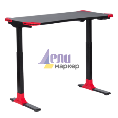 Ергономично геймърско бюро Carmen CR-121 G - черно-червено