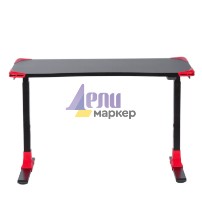 Ергономично геймърско бюро Carmen CR-121 G - черно-червено