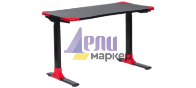 Ергономично геймърско бюро Carmen CR-121 G - черно-червено