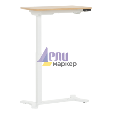 Подвижна регулируема маса за лаптоп Carmen CR-025 - бук / бял