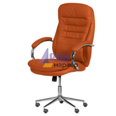 Президентски офис стол Carmen 6113-1 - оранжев