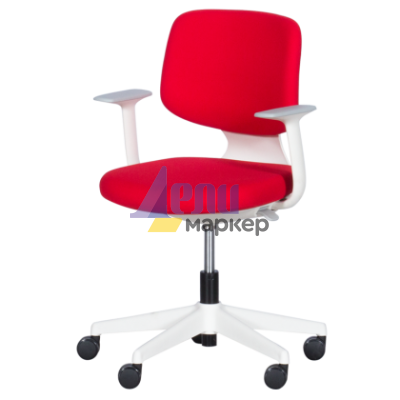 Работен стол Carmen 6218 - червен