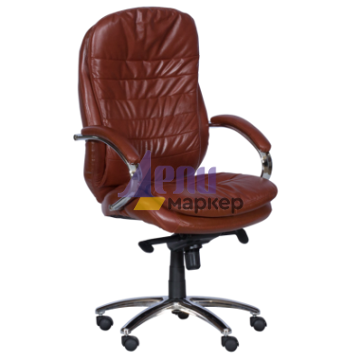 Президентски офис стол Carmen 8113-1 - искрящо кафяв