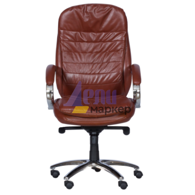 Президентски офис стол Carmen 8113-1 - искрящо кафяв