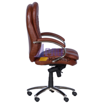 Президентски офис стол Carmen 8113-1 - искрящо кафяв