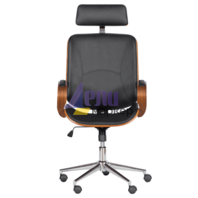 Президентски офис стол Carmen 6401 - орех - черно