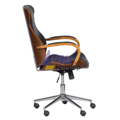 Президентски офис стол Carmen 6402 - орех - черно