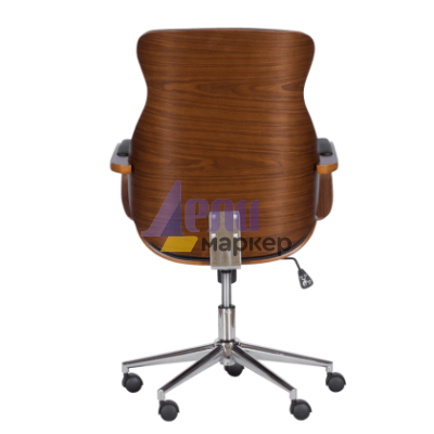 Президентски офис стол Carmen 6402 - орех - черно