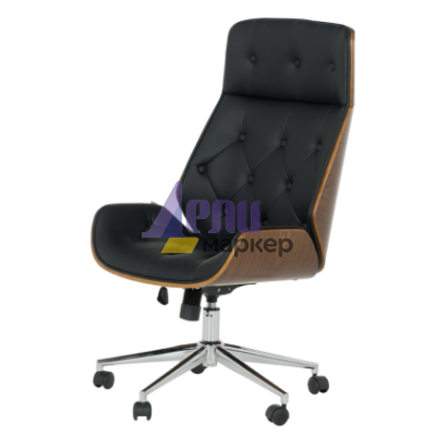 Офис кресло Carmen 6407 - орех-черен