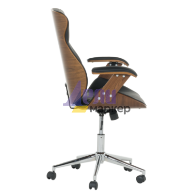 Президентски офис стол Carmen 6408 - орех-черен