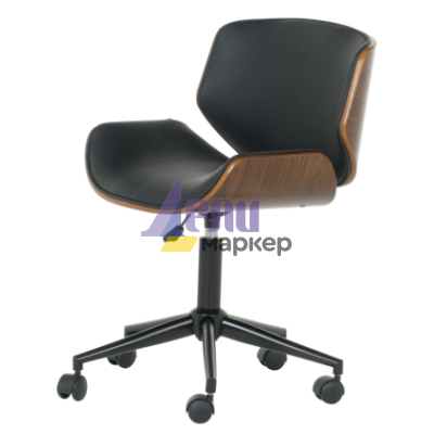 Президентски офис стол Carmen 6409 - орех-черен