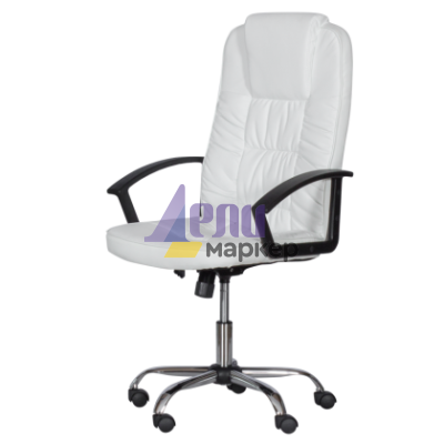 Президентски офис стол Carmen 6681 - бял