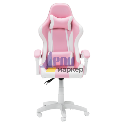 Геймърски стол Carmen 6311 - бял - розов