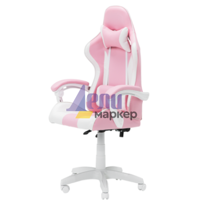 Геймърски стол Carmen 6311 - бял - розов