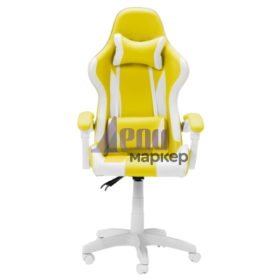 Геймърски стол Carmen 6311 - бял - жълт