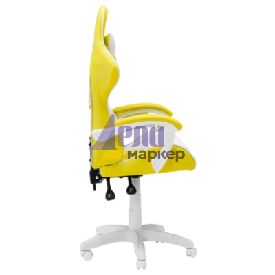Геймърски стол Carmen 6311 - бял - жълт