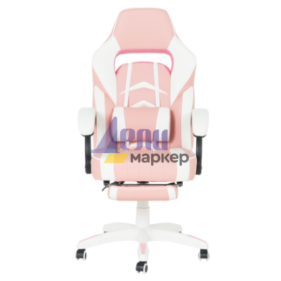 Геймърски стол Carmen 6314 - бял-розов