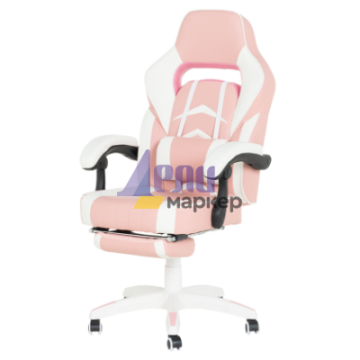 Геймърски стол Carmen 6314 - бял-розов