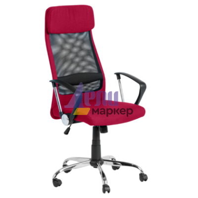 Президентски офис стол Carmen 6183 - бургунди