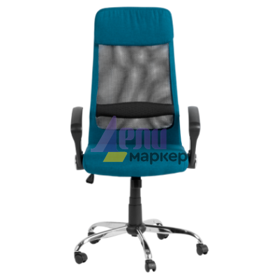 Президентски офис стол Carmen 6183 - син