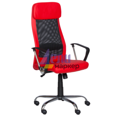 Президентски офис стол Carmen 6184 M - червен