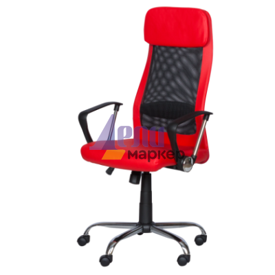 Президентски офис стол Carmen 6184 M - червен