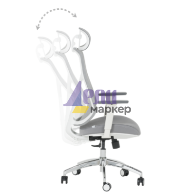 Ергономичен стол Carmen 7901 W - сив