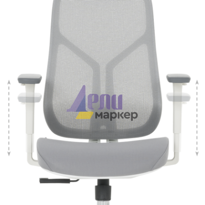 Ергономичен стол Carmen 7901 W - сив