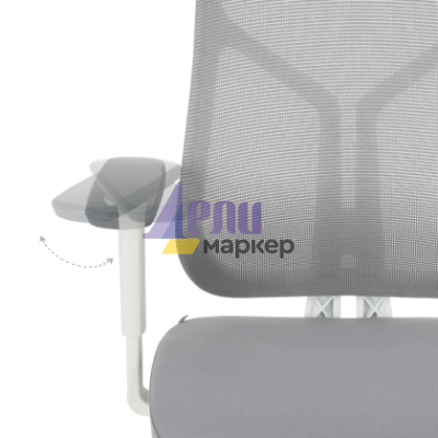 Ергономичен стол Carmen 7901 W - сив