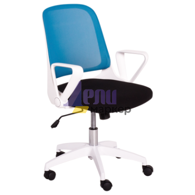 Работен стол Carmen 7033 - синьо - черен