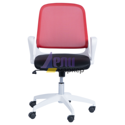 Работен стол Carmen 7033 - червено - черен