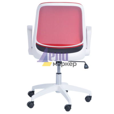 Работен стол Carmen 7033 - червено - черен