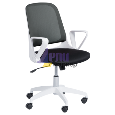 Работен стол Carmen 7033 - сиво - черен